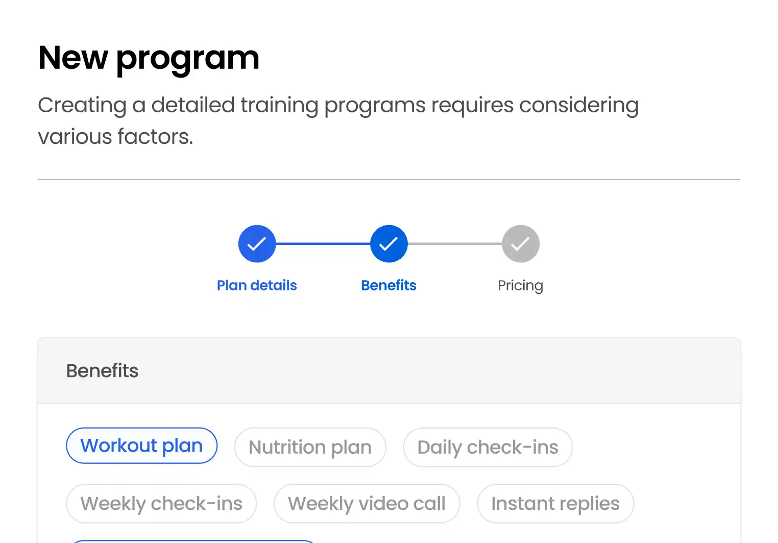 Create Programs